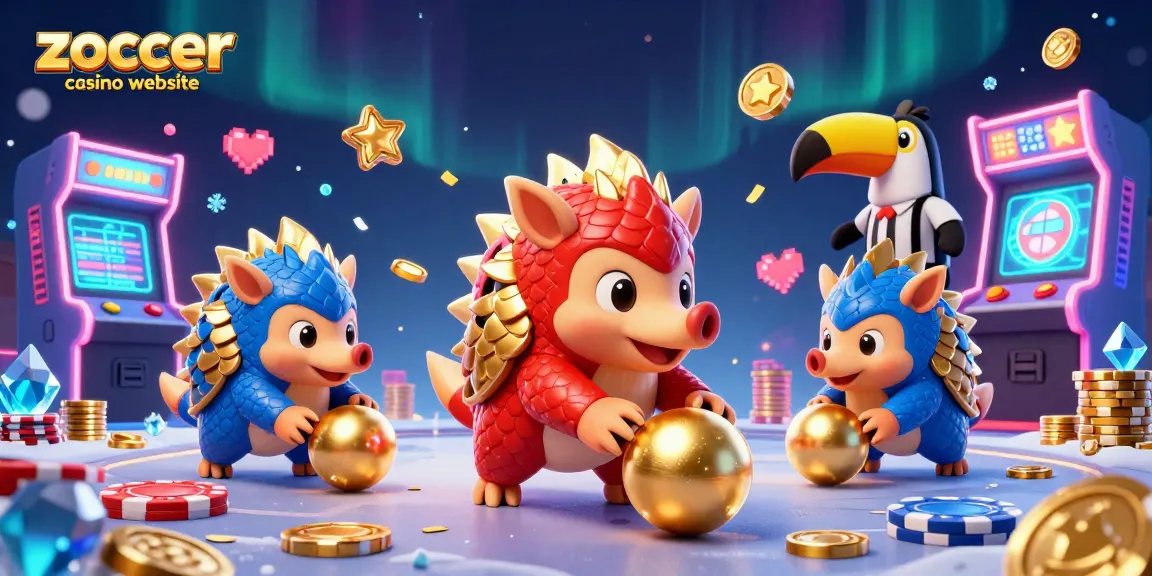 Experience the excitement at the zoccer casino website with dynamic pangolins and glowing game machines.
